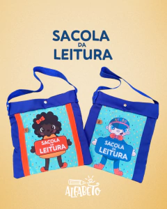 Sacola da Leitura (menina) - Alfabeto Atelier