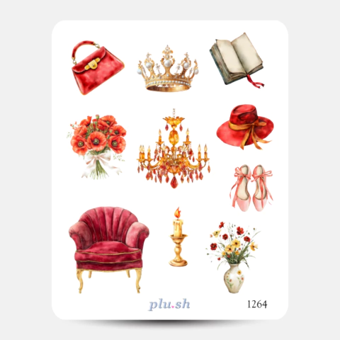 Cartela de Adesivos Signo Aries Cód. 1264