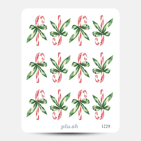 Cartela de Adesivos Natal Cód. 1229