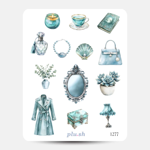 Cartela de Adesivos Signo Câncer Cód. 1277