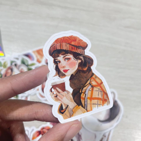 Kit Adesivos Stickers Coffee