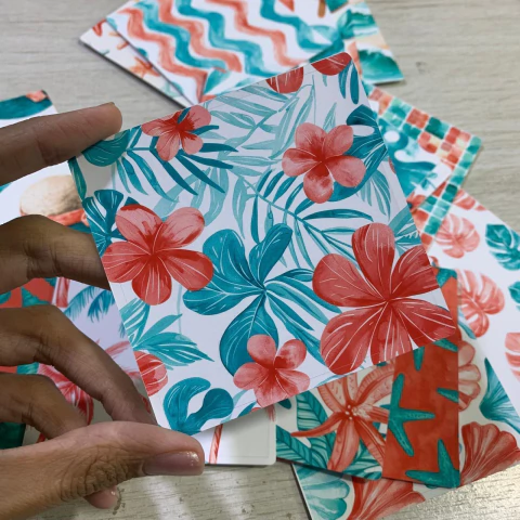 Kit Adesivos Stickers Estampas Verão