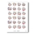 Cartela de Adesivos Emoticons Cód. 0274