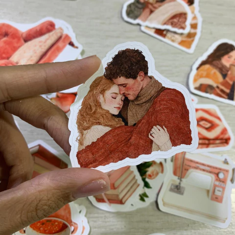 Kit Adesivos Stickers Cozy
