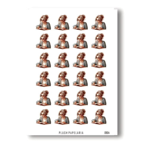 Cartela de Adesivos Study Cód. 0904