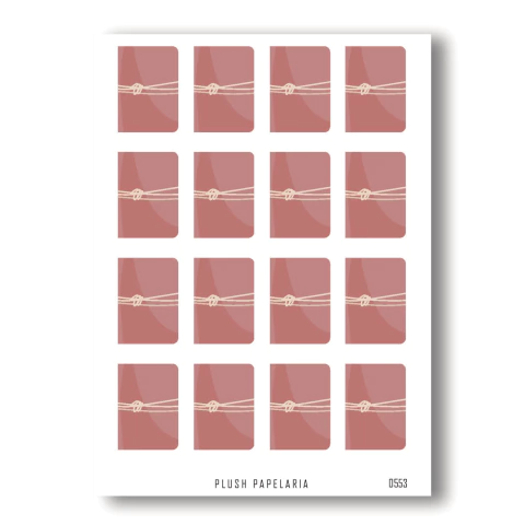 Cartela de Adesivos Caderneta Cód. 0553