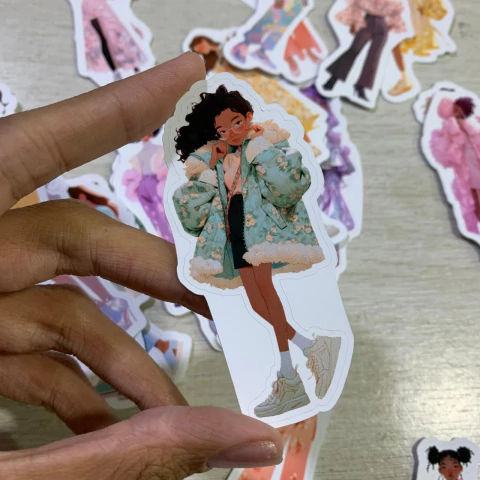 Kit Adesivos Stickers Girls