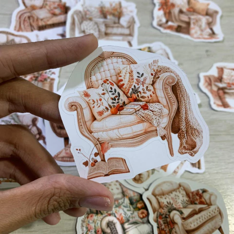 Kit Adesivos Stickers Cozy