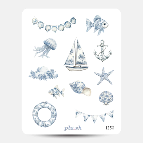 Cartela de Adesivos Cute Cód. 1250