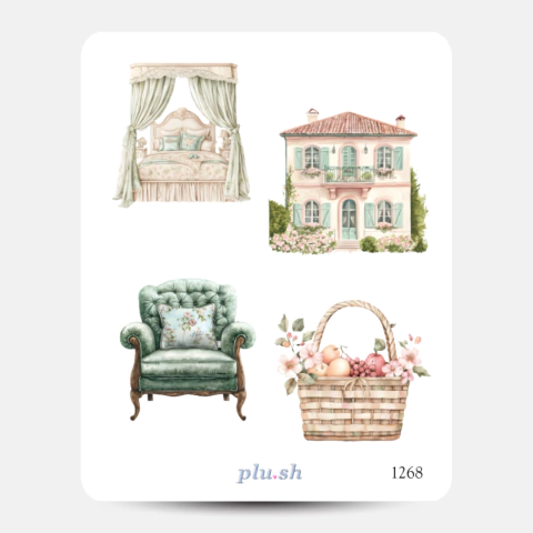 Cartela de Adesivos Signo Touro Cód. 1268