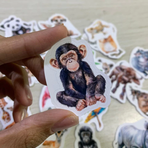 Kit Adesivos Stickers Animais