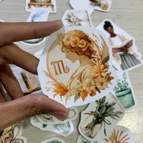 Kit Adesivos Stickers Virgem