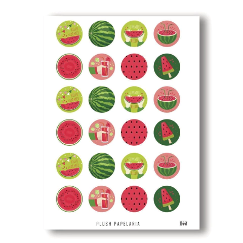 Cartela de Adesivos Hello Summer Cód. 0441