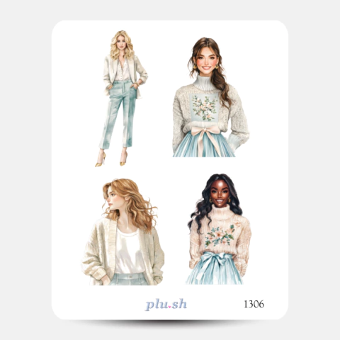 Cartela de Adesivos Signo Peixes Cód. 1306