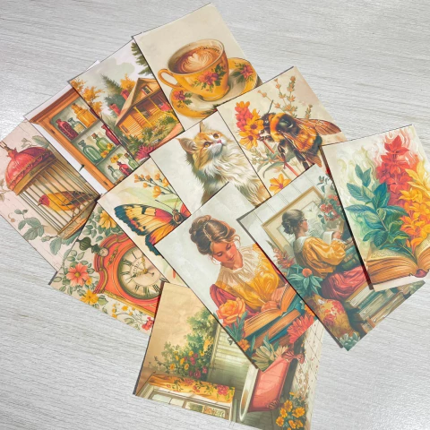 Kit Papéis Decorações: Mod. 090