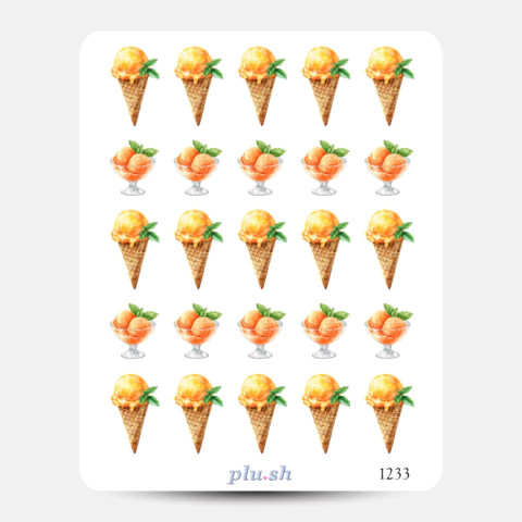 Cartela de Adesivos Verão Cód. 1233