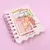 Imagem do Mini Caderno Aramado Folhas Decoradas Capivara Friends PP
