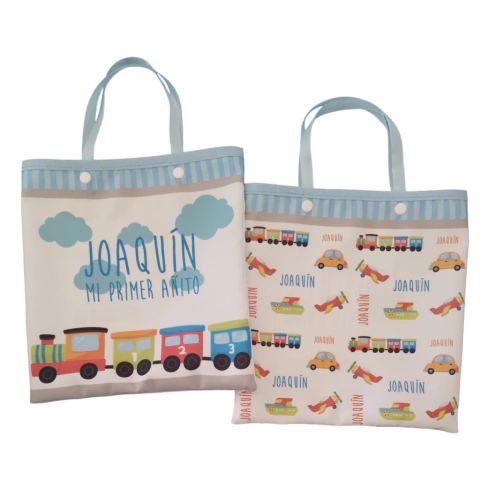 Bolsitas de tela con botones - Cuadradas - Pack x5 unidades - comprar online