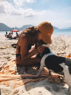 Boné DOG MOM caramelo - comprar online