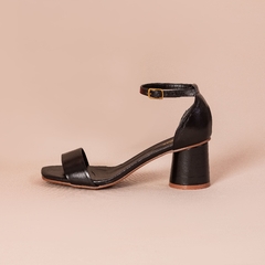 Imagem do Sandália Glow em couro Preto