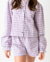 Conjunto Tweed Lilás - Minivida Moda Teen e Kids