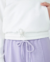 Blusão Off + Lilás - Minivida Moda Teen e Kids