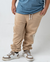 Calça Recortes Bege - Minivida Moda Teen e Kids