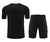 KIT TREINO CAMISETA PARIS SAINT GERMAIN PSG PRETO/BRANCO 22/23 - CONJUNTO SHORT + CAMISETA na internet