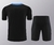 KIT TREINO CAMISETA INTER DE MILÃO PRETO/AZUL 22/23 - CONJUNTO SHORT + CAMISETA - 3FS SPORTS