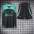 KIT TREINO REGATA BARCELONA PRETO/VERDE LISO 23/24 - CONJUNTO SHORT + REGATA