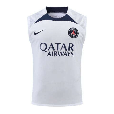Regata Paris Saint Germain Treino Torcedor Nike Masculina - Branca