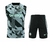 KIT TREINO REGATA CHELSEA PRETO/VERDE 23/24 - CONJUNTO SHORT + REGATA - 3FS SPORTS