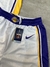 Short NBA Lakers Branco Nike Masculino - Branco/Roxo