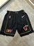 Short NBA MIAMI HEAT Nike Masculina - Preto