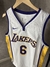 Regata NBA Lakers Jordan Masculina - 6- Branca - 3FS SPORTS