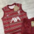 KIT TREINO LIVERPOOL LISTRADO VERMELHO 23/24 - CONJUNTO SHORT + CAMISETA - 3FS SPORTS