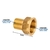 BUCHA DE REVERSAO LATÃO 1/2 NPT M X 3/4 NPT F - comprar online