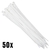 Abraçadeira de Nylon Branca 300 X 4,8mm com 50 Peças