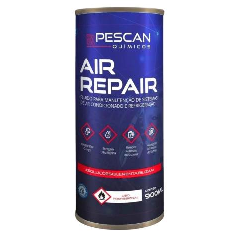Fluído Air Repair 900ml Substituto 141b Limpeza de Sistemas Ar Condicionado - PESCAN