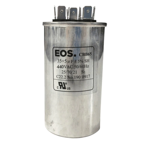 Capacitor Duplo 35 + 5 MFD 380VAC com Terminal