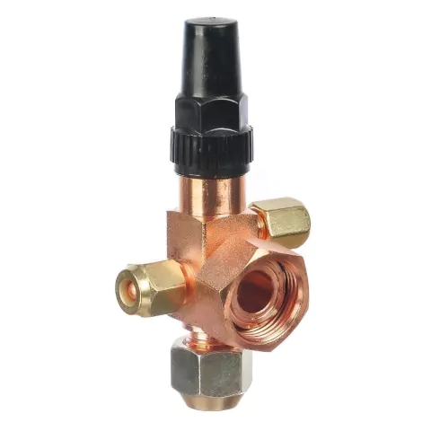 Válvula Gaveta Rotalock Conexão 3/8" SAE VR-01 Rosca 1" - 14UNS