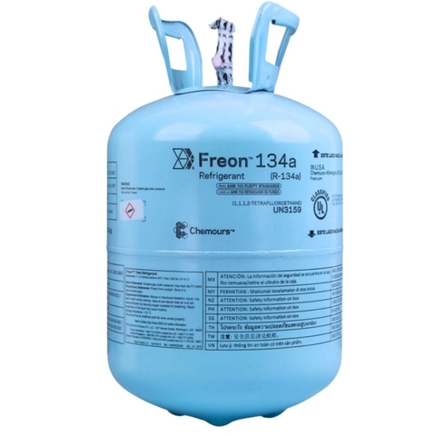 Fluido Gás Refrigerante Chemours Freon R134A 13,62KG ONU3159 Du Pont