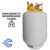 Tanque Recolhedor Reciclador de Gás Refrigerante 13,6KG 30LBS com Válvula de Segurança - comprar online