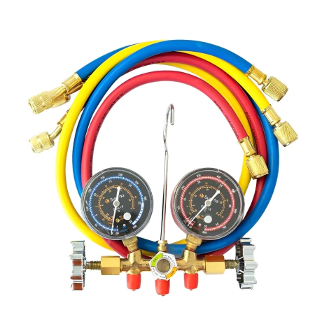 Manifold com Mangueiras 90cm R410/R32 80150.033 - Suryha