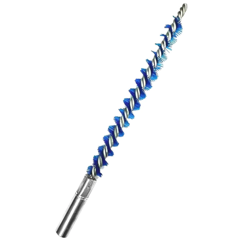 Escova de Nylon Rotativa 1/4" para Limpeza de Tubos de Trocadores de Calor, Chillers e Condensadores - Rosca M5 - comprar online
