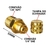 União com Válvula Schrader 1/4" SAE X 1/4" NPT - comprar online