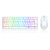 combo Redragon S143 2 en 1 k617RGB SP + M724 White