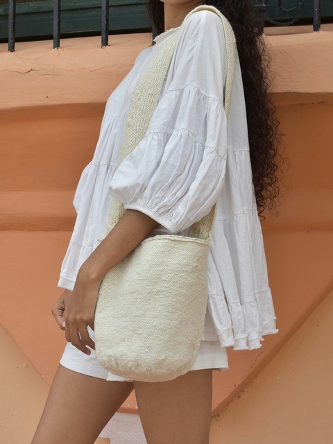 Mochila Mediana Light Beige