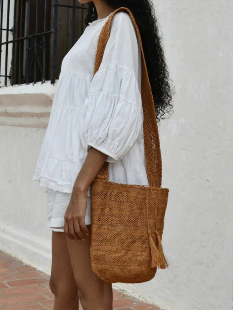 Mochila de fique L Classsic Nola