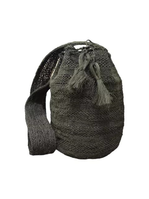 Mochila de fique L Militar Green